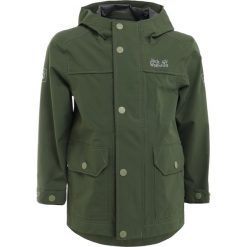 Kurtki chłopięce: Jack Wolfskin BANNER JACKET Kurtka przeciwdeszczowa woodland green