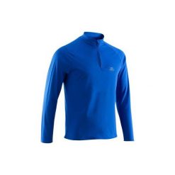 Bluza Ekiden Warm. Niebieskie bluzy męskie marki KALENJI, m, z długim rękawem, długie. W wyprzedaży za 19,99 zł.