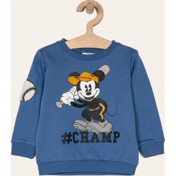 Name it - Bluza dziecięca 80-110 cm. Niebieskie bluzy chłopięce Name it, z nadrukiem, z bawełny, bez rękawów, bez kaptura. W wyprzedaży za 79,90 zł.