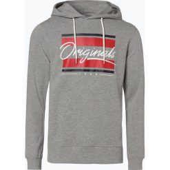 Jack & Jones - Męska bluza nierozpinana – Jorantwon, szary. Szare bluzy męskie Jack & Jones, xxl, z nadrukiem, bez kołnierzyka, bez rękawów, bez kaptura. Za 129,95 zł.