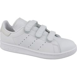 Adidas Stan Smith CQ2632 buty sneakers męskie białe 43 1/3. Białe buty sportowe męskie Adidas, ze skóry, na rzepy, tenisowe, adidas stan smith. W wyprzedaży za 299,99 zł.