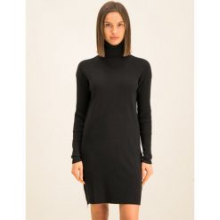 Sukienka dzianinowa MICHAEL Michael Kors Turtleneck Sweater MF98Z5E0WP. Czarne sukienki damskie MICHAEL Michael Kors, l, bez wzorów, z poliesteru, bez kołnierzyka, bez rękawów. W wyprzedaży za 629,00 zł.