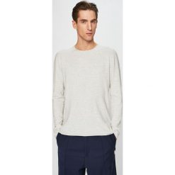 Selected - Sweter. Białe swetry klasyczne męskie marki Selected, s, z jedwabiu, z okrągłym kołnierzem. Za 169,90 zł.