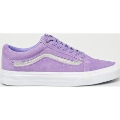 Vans - Tenisówki Old Skool. Szare trampki i tenisówki damskie marki Vans, ze skóry, na sznurówki. Za 359,90 zł.