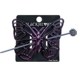Blackheart Butterfly Szpilka do włosów purpurowy. Różowe szpilki do włosów damskie marki Blackheart. Za 42,90 zł.