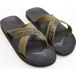 Klapki - Khaki. Brązowe klapki damskie Reserved, bez wzorów. Za 139,99 zł.