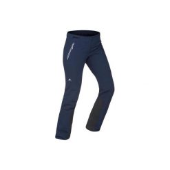 Spodnie turystyczne SH900 warm damskie. Niebieskie spodnie damskie marki QUECHUA, xl, z elastanu. Za 199,99 zł.