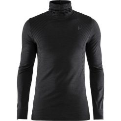 Bluza Craft Fuseknit Comfort Turtleneck M Czarna. Czarne bluzy męskie Craft, na zimę, m, bez wzorów, z materiału, długie, bez kaptura, na golfa. Za 104,99 zł.