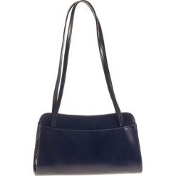 Torebki klasyczne damskie: Skórzana torebka „Brescia” w kolorze granatowym – 31 x 19 x 12 cm