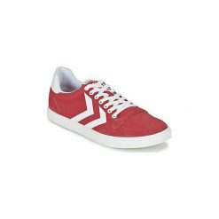 Buty Hummel TEN STAR WAXED CANVAS LOW. Czerwone trampki i tenisówki damskie marki Hummel, bez wzorów, bez zapięcia. Za 247,20 zł.