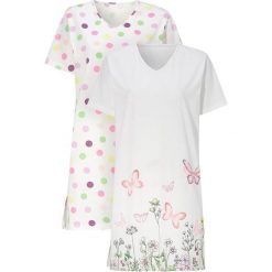 Cellbes Koszula nocna 2 Pack we wzory w kropki female ze wzorem 38/40. Koszule nocne damskie Cellbes, z nadrukiem, bez kołnierzyka, z krótkim rękawem. W wyprzedaży za 79,00 zł.