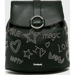 Desigual - Plecak. Czarne plecaki damskie Desigual, z materiału. W wyprzedaży za 199,90 zł.