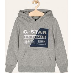 G-Star Raw - Bluza dziecięca 128-172 cm. Szare bluzy chłopięce G-Star RAW, z aplikacjami, z elastanu, retro, bez rękawów, z kapturem. Za 299,90 zł.