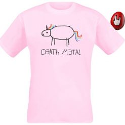 Death Metal T-Shirt jasnoróżowy (Light Pink). Różowe t-shirty męskie marki Death Metal, xl, z nadrukiem, z okrągłym kołnierzem. Za 74,90 zł.
