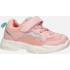 Różowe buty sportowe na rzep casu 20t5/m. Różowe buty dziewczęce sportowe Casu, bez wzorów, bez zapięcia. Za 49,99 zł.