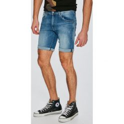 Pepe Jeans - Szorty Cane. Niebieskie spodenki i szorty męskie marki Pepe Jeans, z elastanu, casualowe. W wyprzedaży za 159,90 zł.