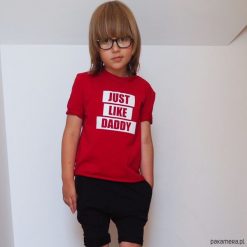 Odzież dziecięca: Tshirt chłopięcy Just like daddy