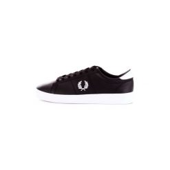 Buty Fred Perry B5141. Czarne trampki męskie Fred Perry, bez wzorów, bez zapięcia. Za 573,42 zł.