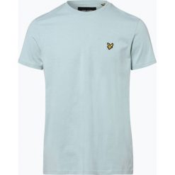 Lyle & Scott - T-shirt męski, niebieski. Niebieskie t-shirty męskie marki Lyle & Scott, s, z aplikacjami, bez kołnierzyka. Za 129,95 zł.