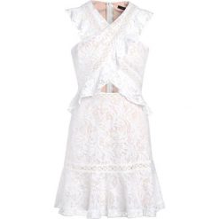 Sukienki hiszpanki: BCBGMAXAZRIA Sukienka koktajlowa off white