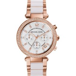 Zegarki damskie: Michael Kors PARKER Zegarek roségoldfarben/weiß