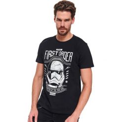 T-shirt star wars. Czarne t-shirty męskie Top Secret, na lato, m, z motywem z bajki, z bawełny, retro, bez kołnierzyka, krótkie. Za 49,99 zł.