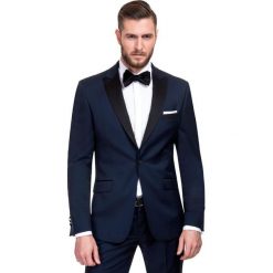Marynarka VALERIO 15-04M1B. Niebieskie marynarki męskie Giacomo Conti, m, bez wzorów, z poliesteru, eleganckie. Za 799,00 zł.