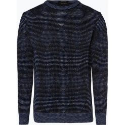 Carlo Colucci - Sweter męski, niebieski. Niebieskie swetry męskie Carlo Colucci, xl, bez wzorów, z wełny, bez kołnierzyka, bez kaptura. Za 449,95 zł.