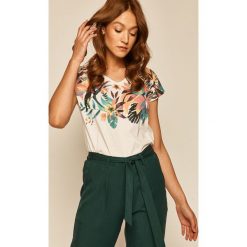 Medicine - T-shirt Soft Resort. Szare bluzki damskie MEDICINE, s, z nadrukiem, z bawełny, casualowe, bez kołnierzyka, z krótkim rękawem. Za 59,90 zł.