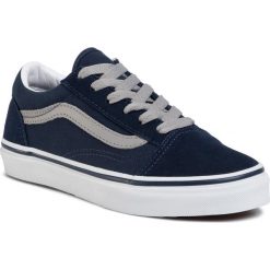 Tenisówki VANS - Old Skool VN0A4BUUWKN1 Dress Blue/ Dri. Niebieskie półbuty dziewczęce Vans, z zamszu, na sznurówki. Za 219,00 zł.