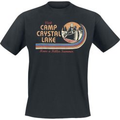 T-shirty męskie: Friday The 13th Visit Camp Crystal Lake T-Shirt czarny