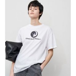T-shirt DreamWorks - Biały. Białe t-shirty damskie Reserved, xl, bez wzorów, bez kołnierzyka. W wyprzedaży za 29,99 zł.