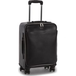 Mała Twarda Walizka BOSS - Signature_Trolley 50385614 001. Czarne walizki Boss, ze skóry, małe. W wyprzedaży za 2949,00 zł.