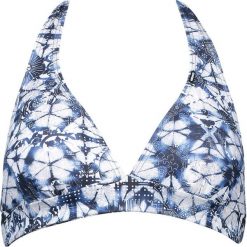 Biustonosz bikini "Siscotti" w kolorze niebiesko-białym. Niebieskie stroje kąpielowe dwuczęściowe damskie marki Brunotti. W wyprzedaży za 65,95 zł.