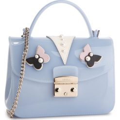 Torebka FURLA - Candy Blondie 1009462 B BVU5 Q71 Violetta f. Niebieskie torebki klasyczne damskie Furla, bez wzorów, z tworzywa sztucznego, klasyczne, duże, bez dodatków. Za 895,00 zł.