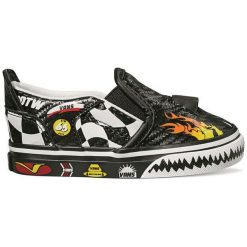 Vans Tenisówki Td Asher V Vansracer Czarny 24. Czarne buty chłopięce sportowe Vans, bez wzorów, eleganckie, bez zapięcia. Za 149,00 zł.