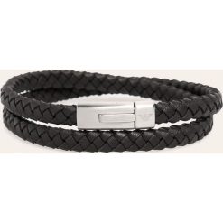 Emporio Armani - Bransoletka. Szare bransoletki męskie Emporio Armani, ze stali. W wyprzedaży za 499,90 zł.