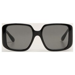 Mango - Okulary Jillian. Czarne okulary przeciwsłoneczne damskie Mango. Za 69,90 zł.