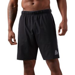 SZORTY REEBOK WOR WOVEN SHORT. Szare spodenki sportowe męskie marki Reebok, sportowe. Za 99,99 zł.