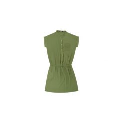 Sukienka damska casual. Żółte sukienki damskie TXM, na co dzień, bez wzorów, casualowe, bez kołnierzyka, z krótkim rękawem, krótkie, mini, proste. Za 49,99 zł.