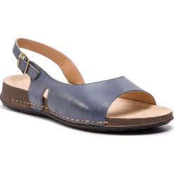 Sandały LASOCKI - WI21-CORSA-01 Cobalt Blue. Niebieskie klapki damskie Lasocki, bez wzorów, ze skóry, bez obcasa. W wyprzedaży za 69,99 zł.