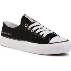 Trampki CROSS JEANS - FF2R4011C Black. Czarne półbuty damskie Cross Jeans, bez wzorów, z jeansu, bez zapięcia. Za 99,00 zł.