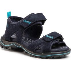 Sandały ECCO - Urban Safari Kids 73221205303 Night Sky. Niebieskie sandały chłopięce ecco, ze skóry, bez zapięcia. Za 299,00 zł.