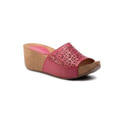 LASOCKI 2186-03. Białe klapki damskie Lasocki, bez wzorów, ze skóry, bez obcasa. Za 129,99 zł.