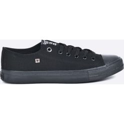 Big Star - Trampki. Czarne trampki męskie marki BIG STAR, z gumy, na sznurówki. Za 89,90 zł.