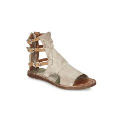 Sandały Airstep / A.S.98 RAMOS. Brązowe sandały damskie Airstep / A.S.98, bez wzorów, bez obcasa, bez zapięcia. Za 739,00 zł.