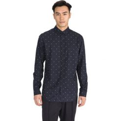 Jack & Jones Aop Koszula Niebieski. Niebieskie koszule męskie m, w grochy, z bawełny. Za 152,95 zł.