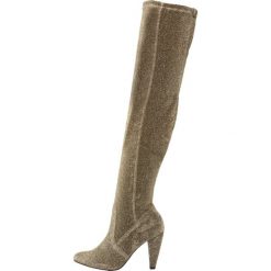 Buty zimowe damskie: New Look Wide Fit WIDE FIT BONES Kozaki na obcasie gold