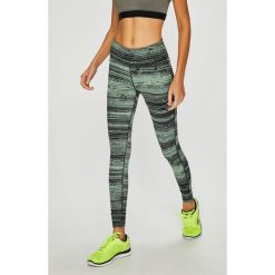 Reebok - Legginsy. Zielone spodnie damskie Reebok, s, z elastanu. W wyprzedaży za 179,90 zł.