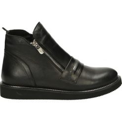 Botki - 96058 NER 194. Czarne botki damskie skórzane marki Venezia. Za 279,00 zł.